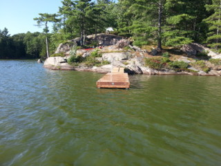 6ft x 24ft Floating Pontoon Dock in Muskoka.jpg